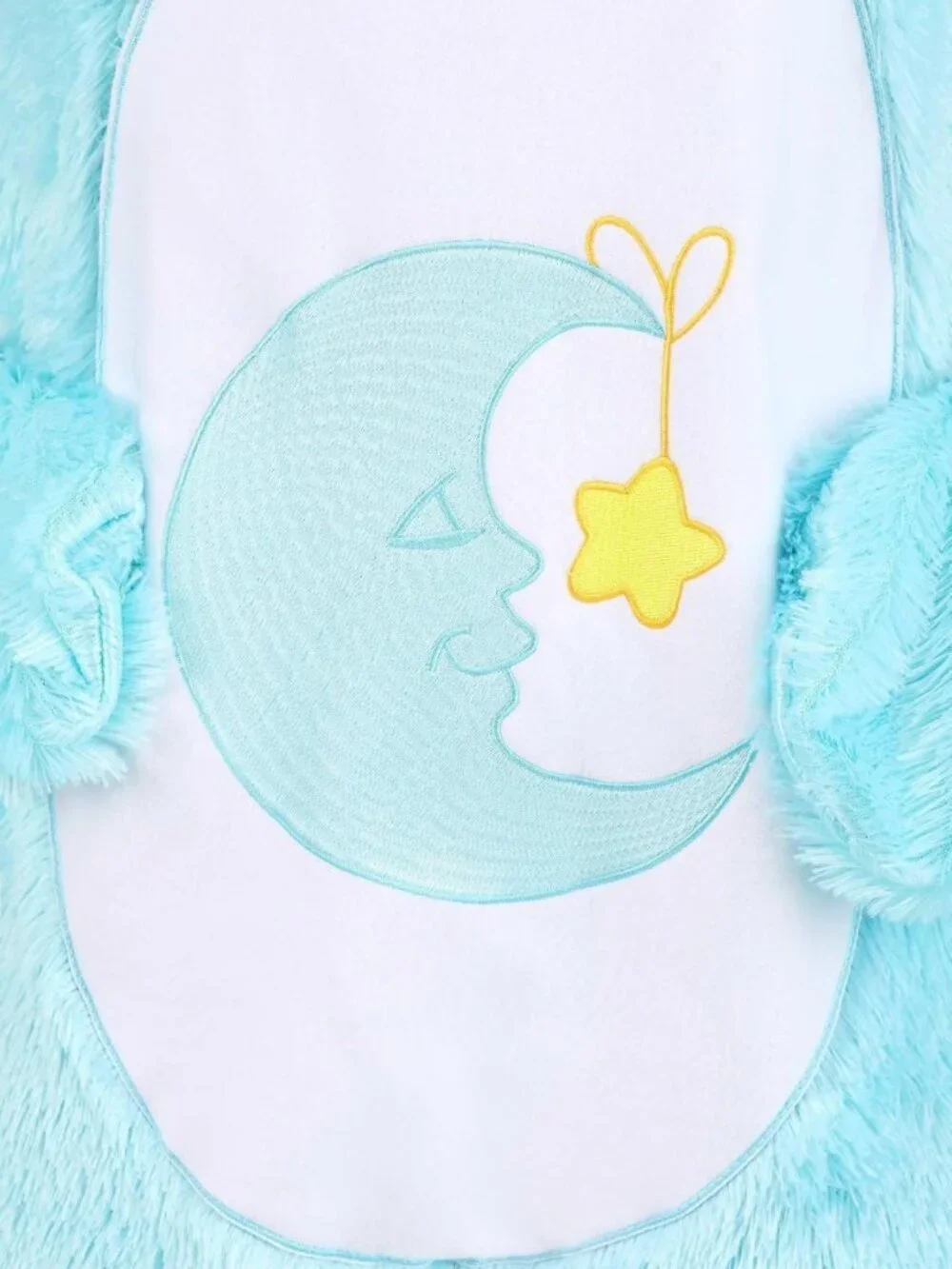 Cozy Bedtime Bear Adult Halloween Costume | 80s TV Show Mascot Jumpsuit